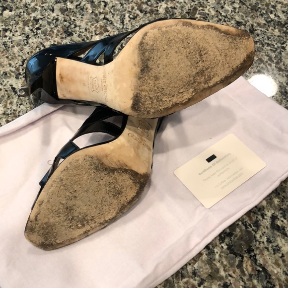 JIMMY CHOO Black Heels Sz 40 - Picture 3 of 5